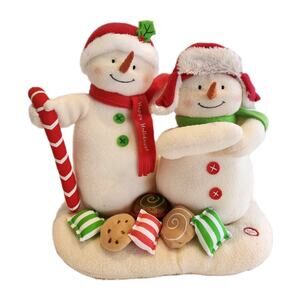 Hallmark Jingle Pals 2008 Season's Treatings Animated Plush Singing Snowmen Xmas